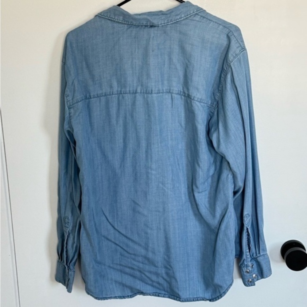 Guess women’s oversized Blue Denim Shirt